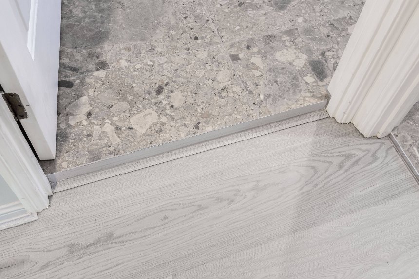 Light Grey Hybrid Flooring by Homely Flooring